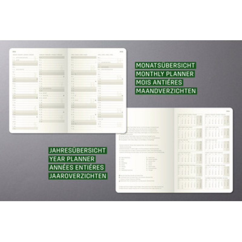 sigel Agenda planning Conceptum 2025/2026, env. A6, noir