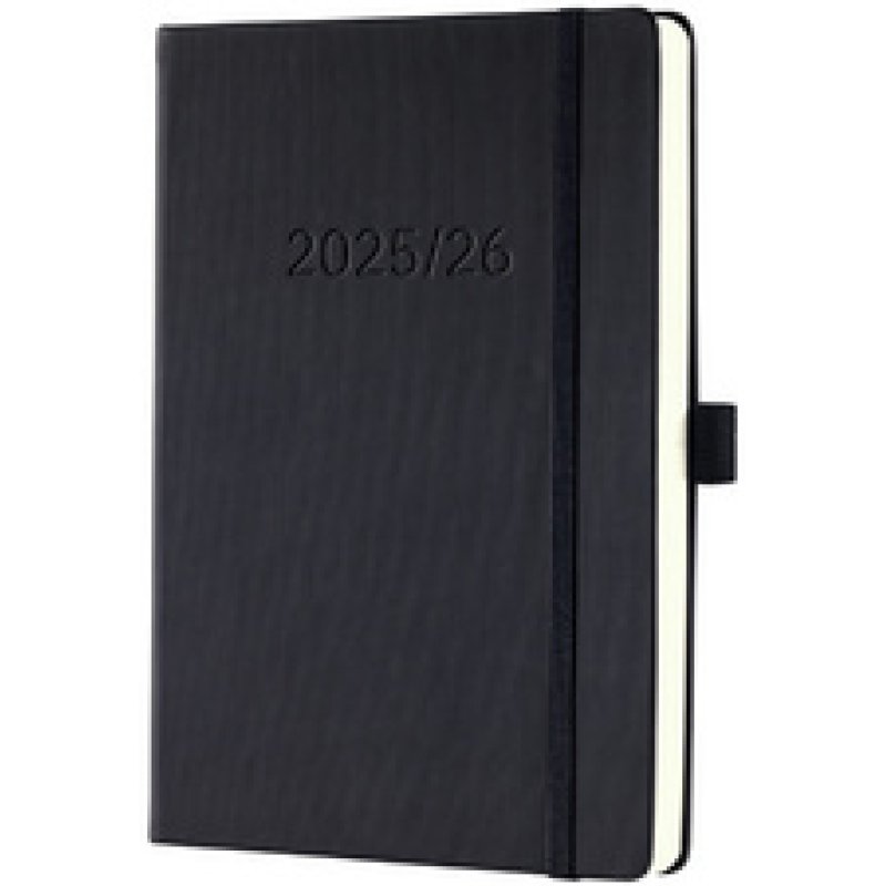 sigel Agenda planning Conceptum 2025/2026, env. A5, noir