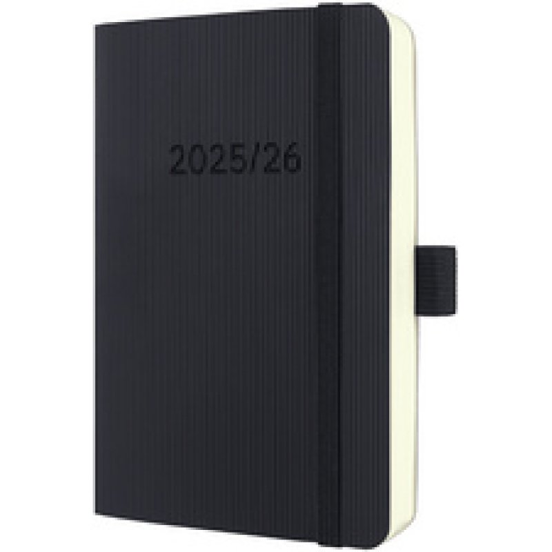 sigel Agenda de poche Conceptum 2025/2026, env. A6, noir