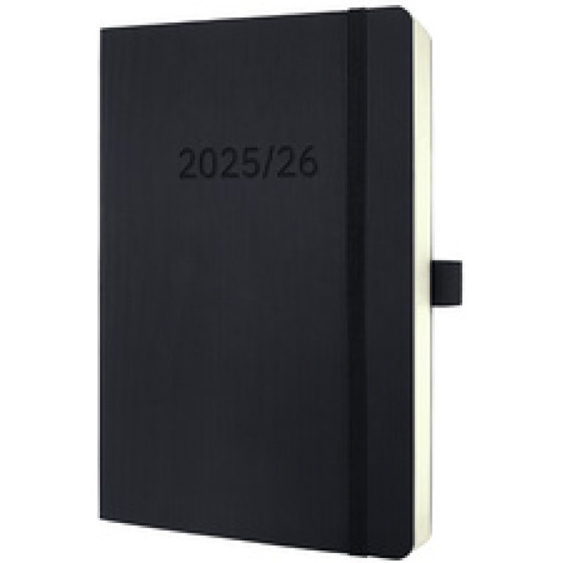 sigel Agenda planning Conceptum 2025/2026, env. A5, noir