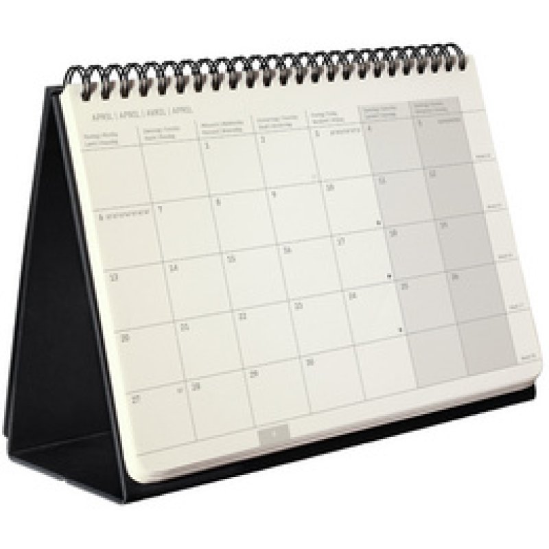 sigel Calendrier de table Conceptum 2026, env. A5, bleu