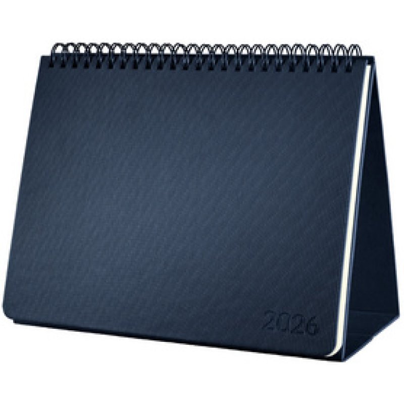 sigel Calendrier de table Conceptum 2026, env. A5, bleu