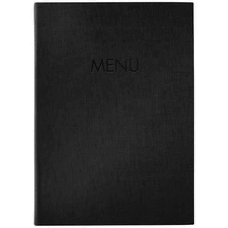 sigel Chemise pour menu "MENU", A4, noir