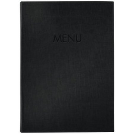 sigel Chemise pour menu "MENU", A4, noir