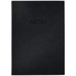 sigel Chemise pour menu "MENU", A5, noir