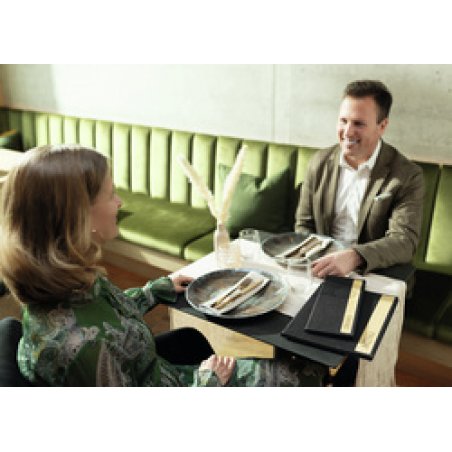 sigel Chemise pour menu avec sérigraphie, A4, gris foncé