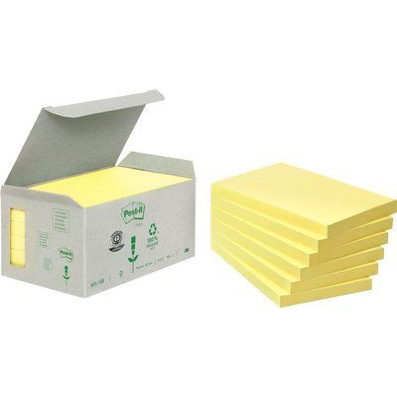3M 6551B Post-it Rectangle Jaune 100 feuilles Auto-adhésif