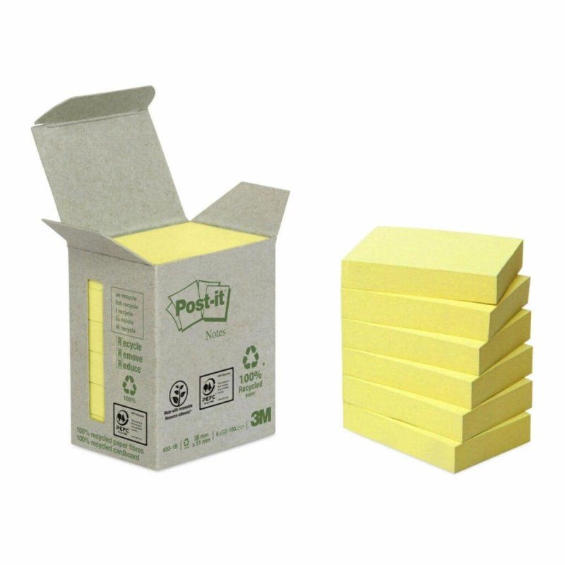 Post-It 7100172254 note paper Rectangle Yellow 100 sheets Self-adhesive