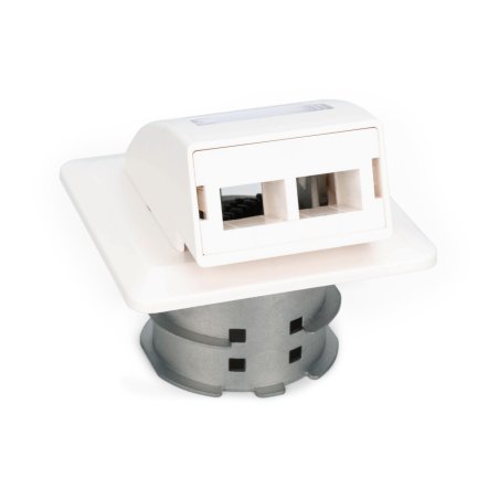 Digitus FTTH fiber optic flush-mounted wall outlet, for SC/LC adapter