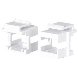 LogiLink Jeu de supports Keystone, plastique ABS, blanc