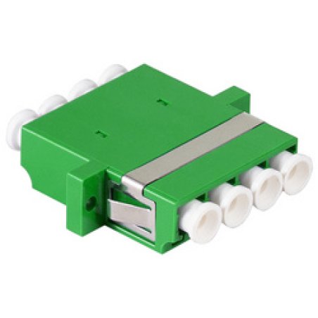 LogiLink Kit coupleur fibres optiques, LC-Duplex Quad, vert
