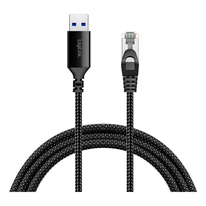 LogiLink Câble Ethernet USB 3.0, USB-A - RJ45, 5 m