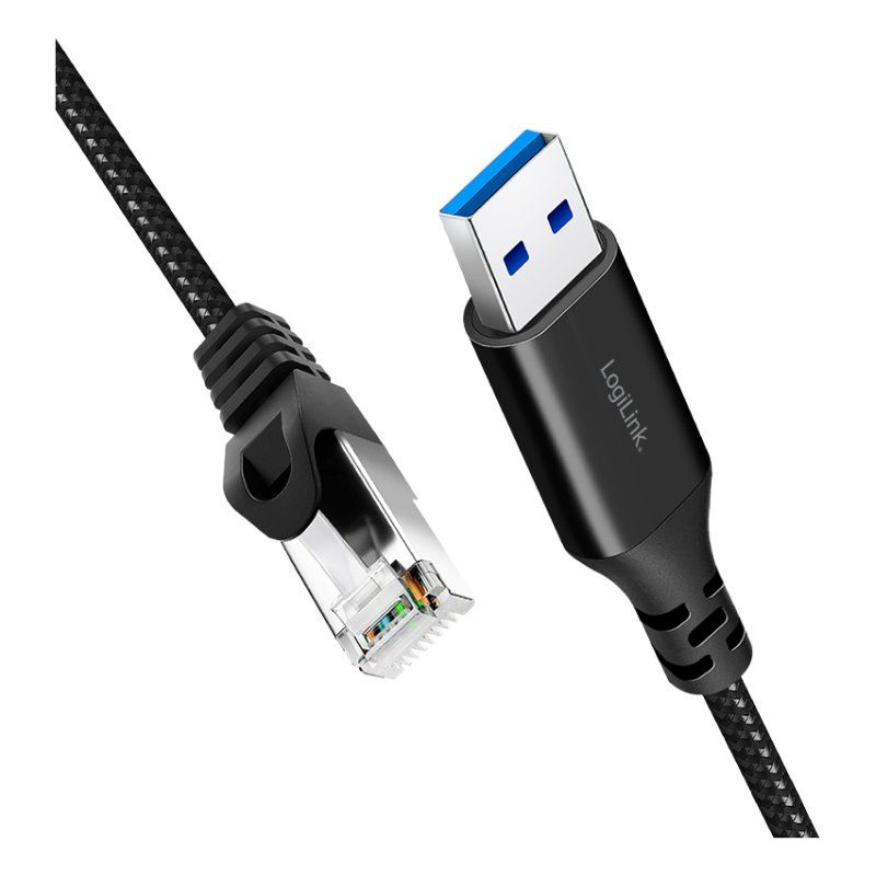 LogiLink Câble Ethernet USB 3.0, USB-A - RJ45, 5 m