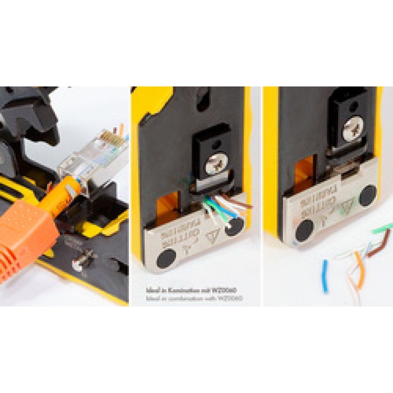 LogiLink Modulares RJ45-Steckverbinder-Set Kat. 6A & Kat. 7