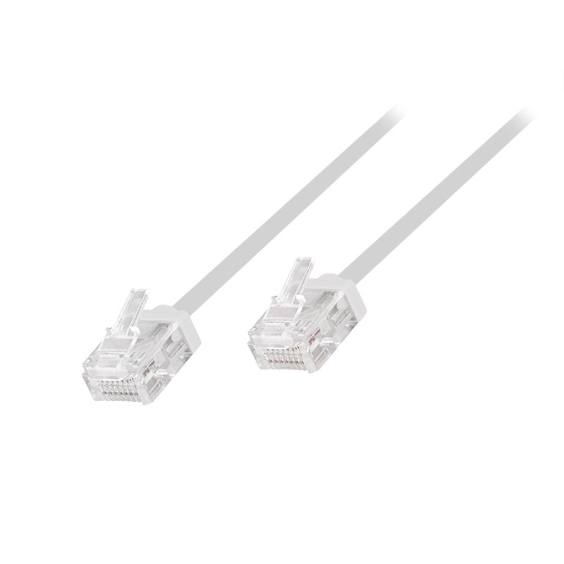 LogiLink CQ3081U networking cable White 7.5 m Cat6a U/UTP (UTP)