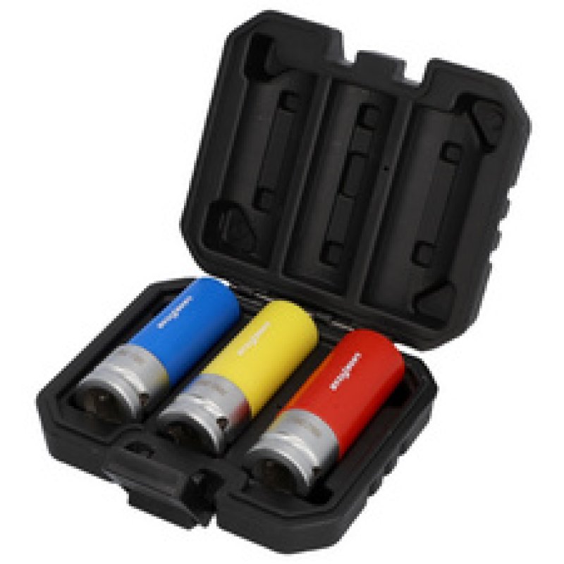 GOODYEAR Steckschlüssel-Satz 17/19/21 mm, 3-teilig