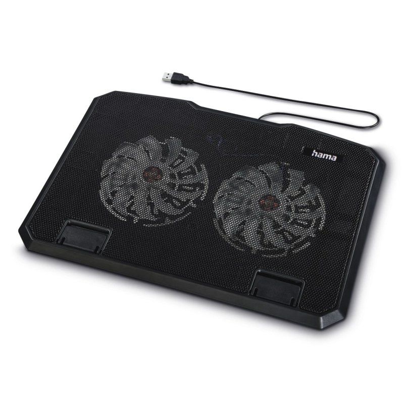 hama Refroidisseur pour laptop "Black Metal", noir