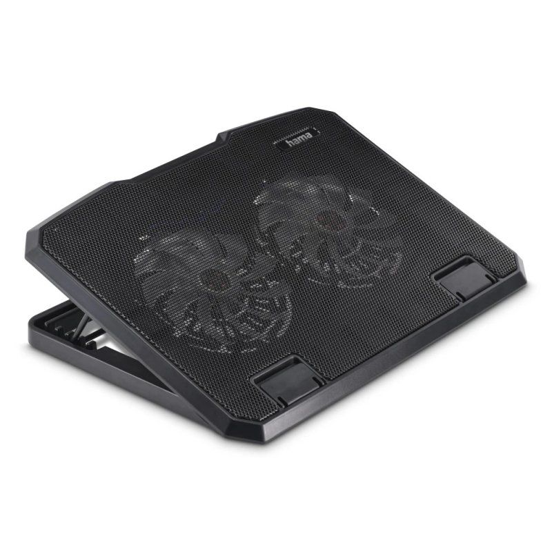 Hama Black Metal laptop cooling pad 39.6 cm (15.6")