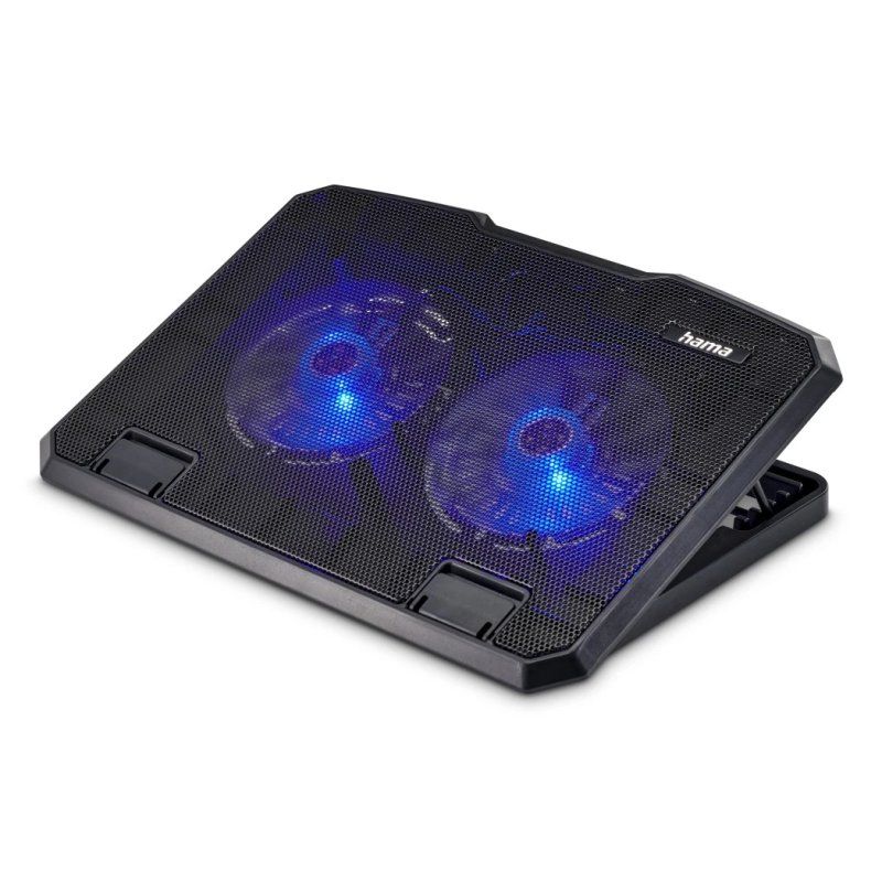 Hama Black Metal laptop cooling pad 39.6 cm (15.6")