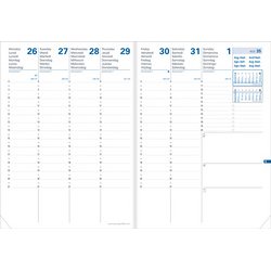QUO VADIS Agenda Président SD 2025/2026, 16 mois, vert forêt