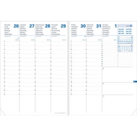 QUO VADIS Agenda Président SD 2025/2026, 16 mois, vert forêt