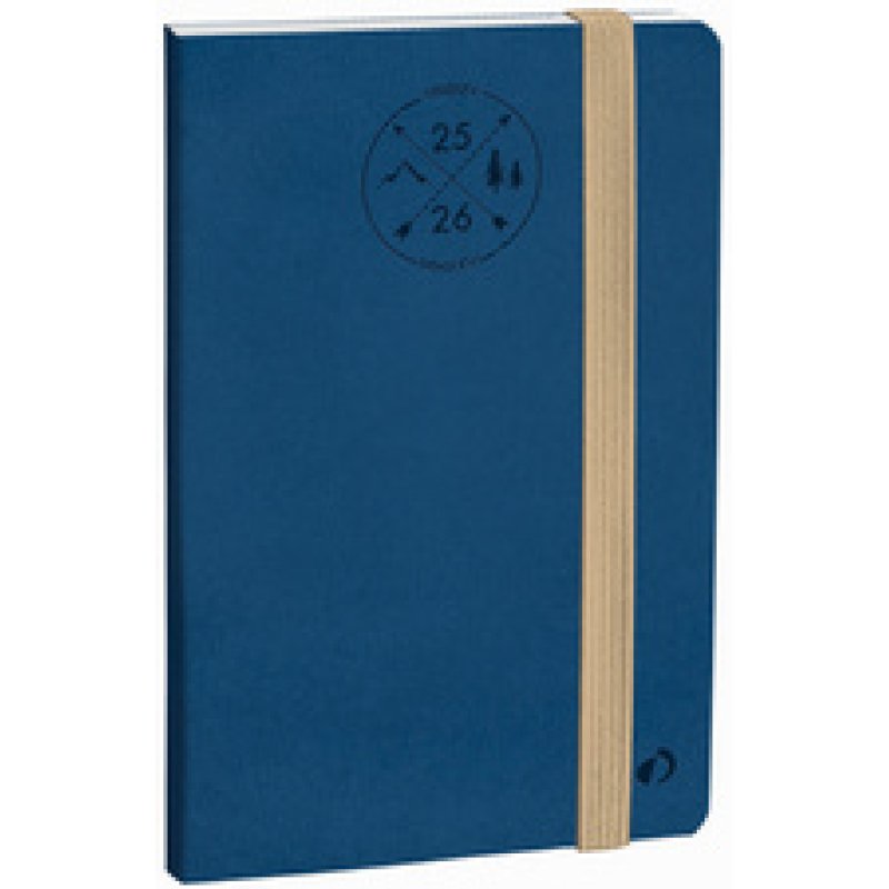 QUO VADIS Agenda Affaires SD, 2025/2026, 16 mois, vert forêt