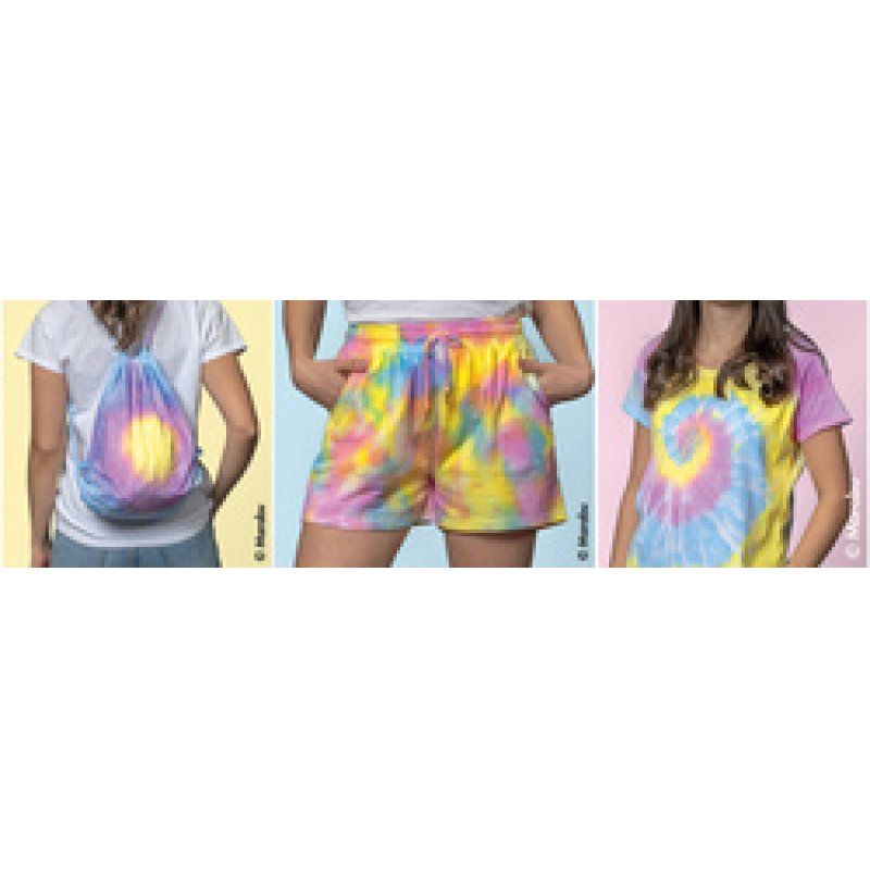 Marabu Set de peintures batik TIE DYE, 3x80ml, tons tendance