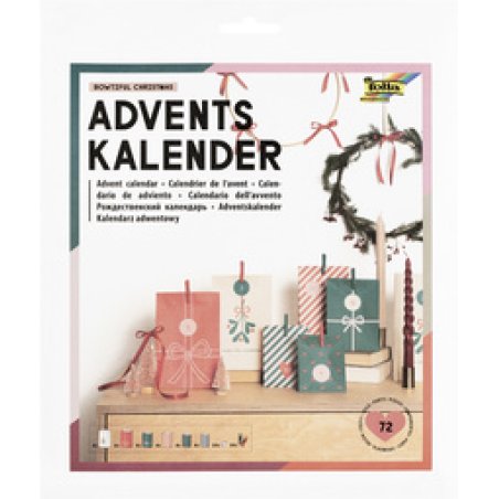 folia Calendrier de l'Avent BOWTIFUL CHRISTMAS, 72 pièces