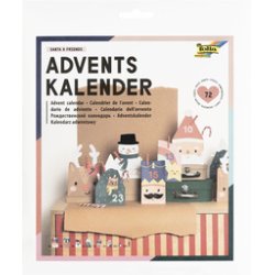folia Calendrier de l'Avent SANTA & FRIENDS, 72 pièces