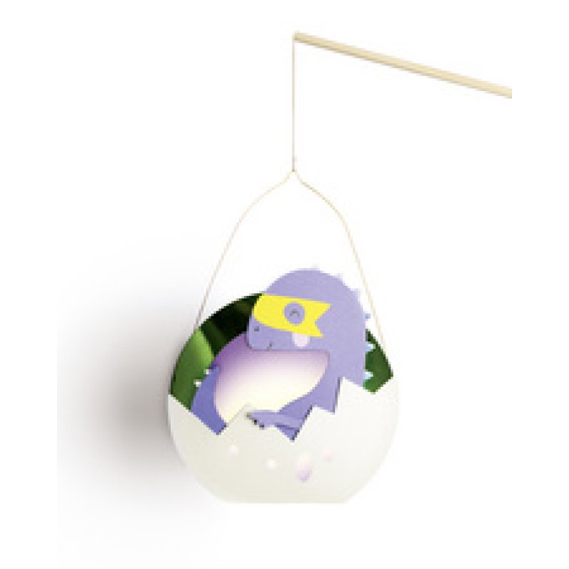 folia Kit de lanterne SUPER DINOS, vert métallisé