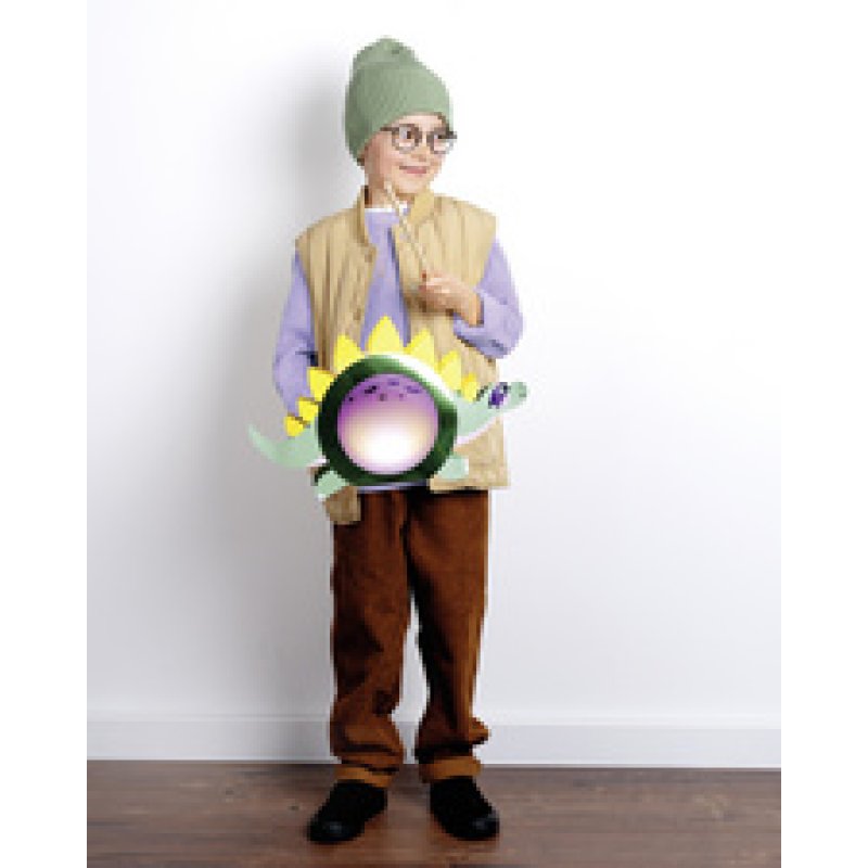 folia Kit de lanterne SUPER DINOS, vert métallisé