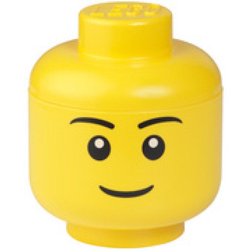 LEGO Mini-boîte en forme de tête STORAGE HEAD HAPPY BOY