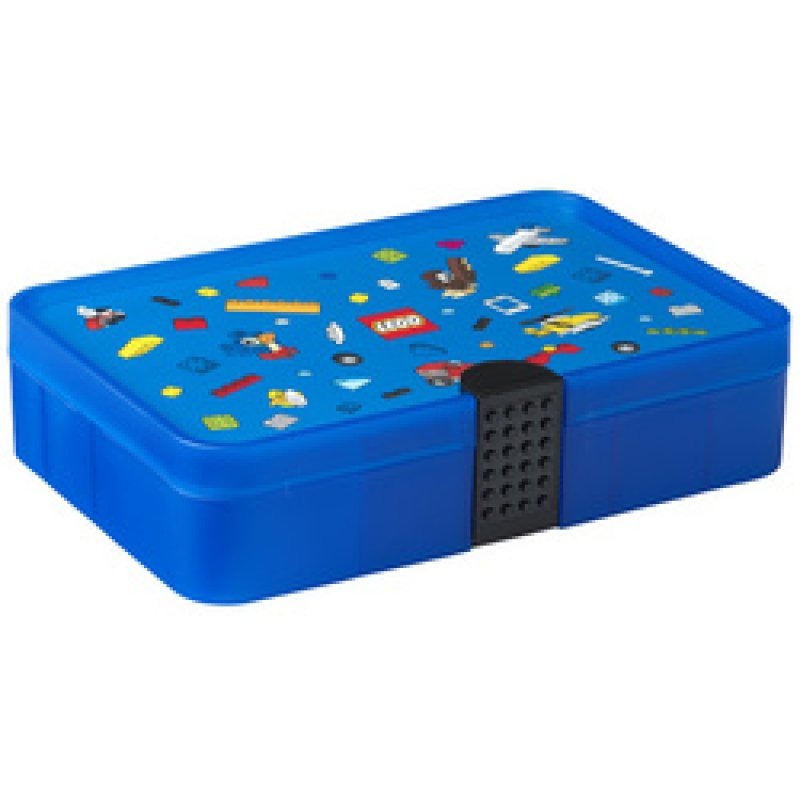 LEGO Boîte de tri SORTING BOX ICONIC, bleu translucide