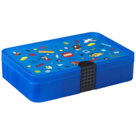 LEGO Boîte de tri SORTING BOX ICONIC, bleu translucide
