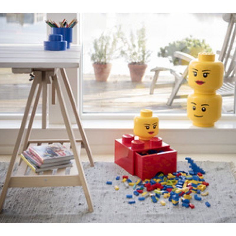 LEGO Set de boîtes en forme de tête STORAGE HEAD BOY