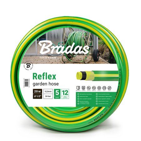 Bradas Gartenschlauch REFLEX, 1/2", grün/gelb, 50 m
