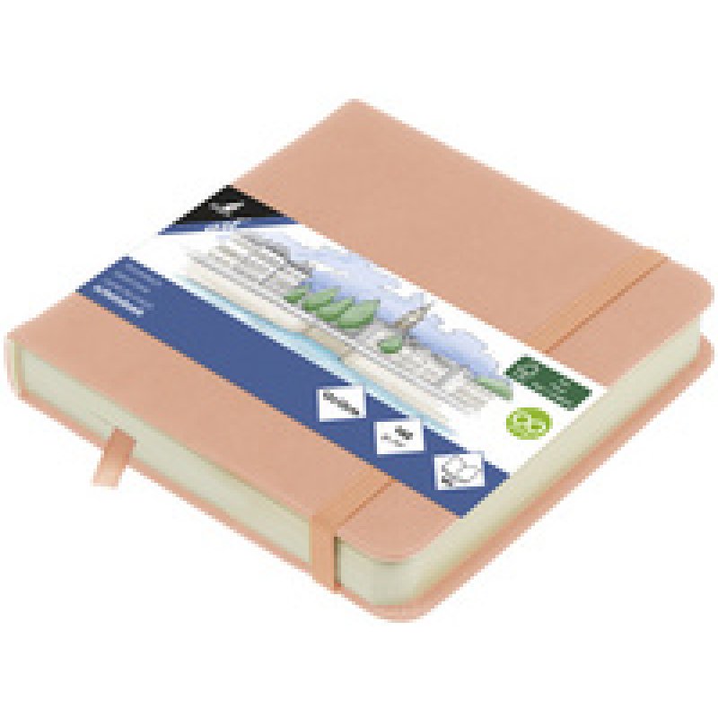 kangaro Carnet de croquis, 160 pages, 120x120 mm, ocre