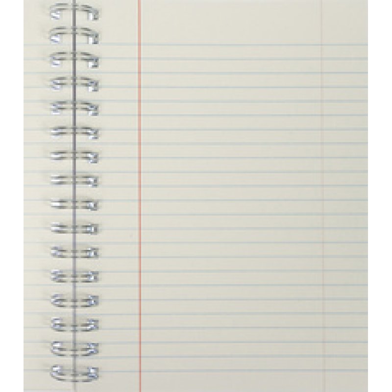 kangaro Cahier à spirale 4en1, A5, ligné, 200 pages, rouge