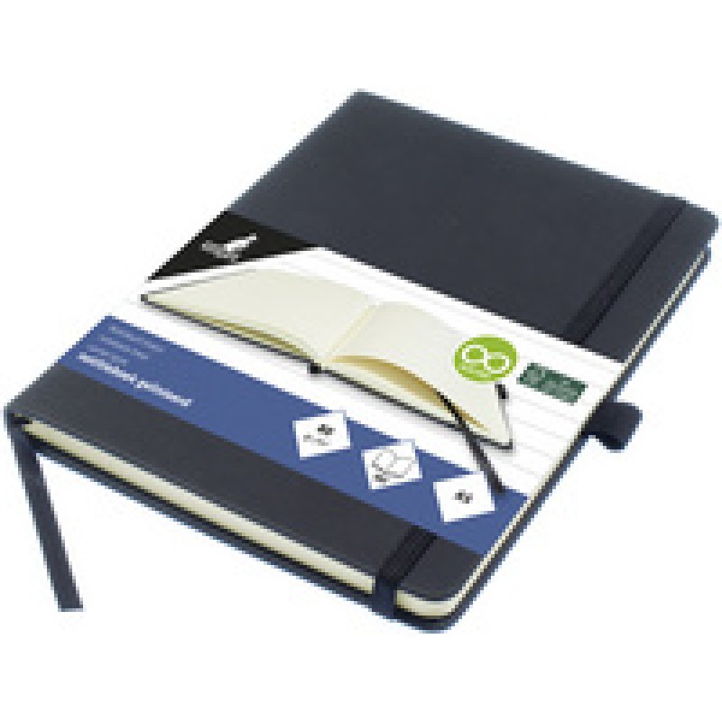 kangaro Cahier, 192 pages, A5, ligné, noir