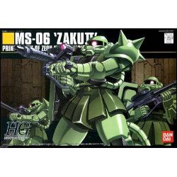 GUNDAM - HGUC 1/144 MS-06 Zaku II Mass Production - Model Kit