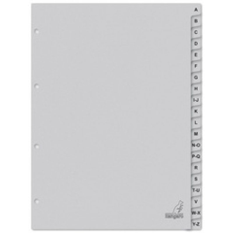 kangaro Karton-Register ECO, A-Z, DIN A4, 20-teilig