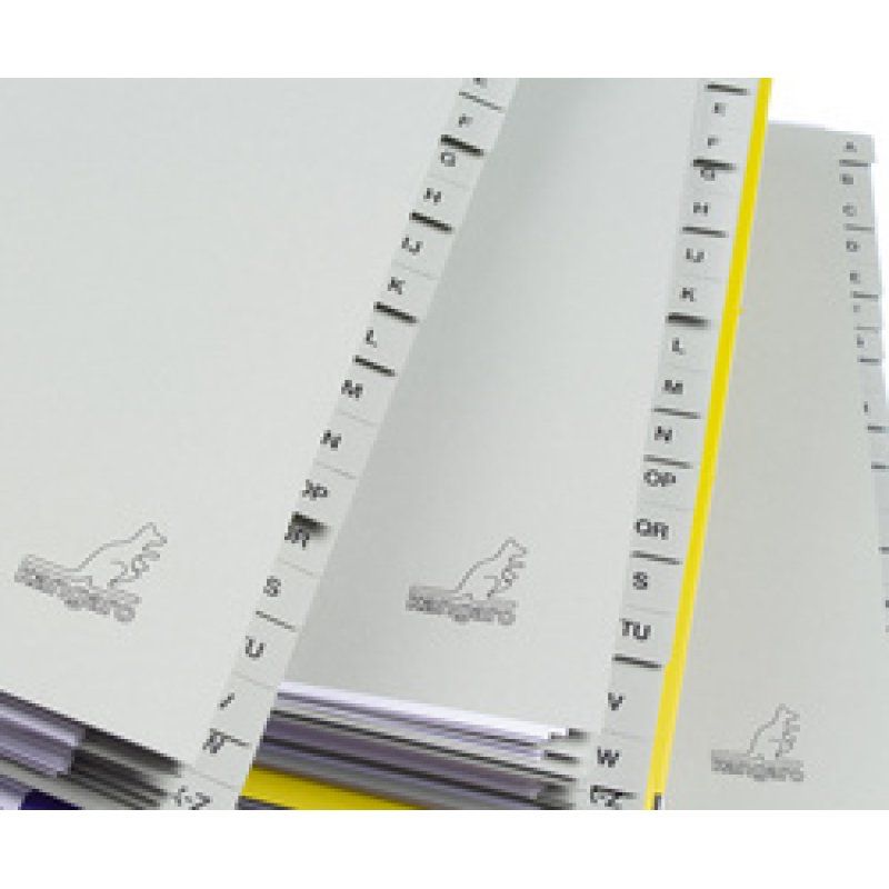 kangaro Karton-Register ECO, A-Z, DIN A4, 20-teilig