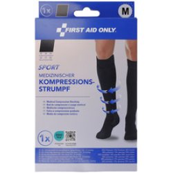FIRST AID ONLY Kompressions-Strumpf SPORT, kniehoch, XXL
