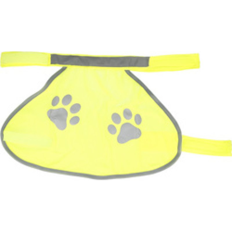 FIRST AID ONLY Hunde-Warnweste mit Pfoten-Print, gelb, L