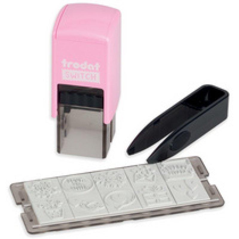 trodat Kit tampon à motif "Switch" - messages d'amour