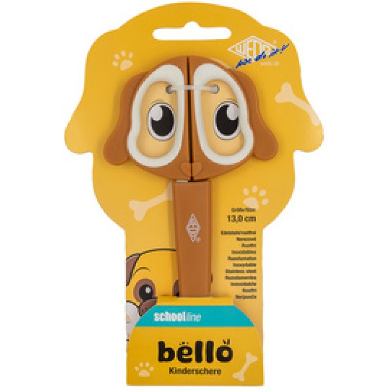 WEDO Ciseaux MAUSI, ronds, longueur: 130 mm, pour droitiers