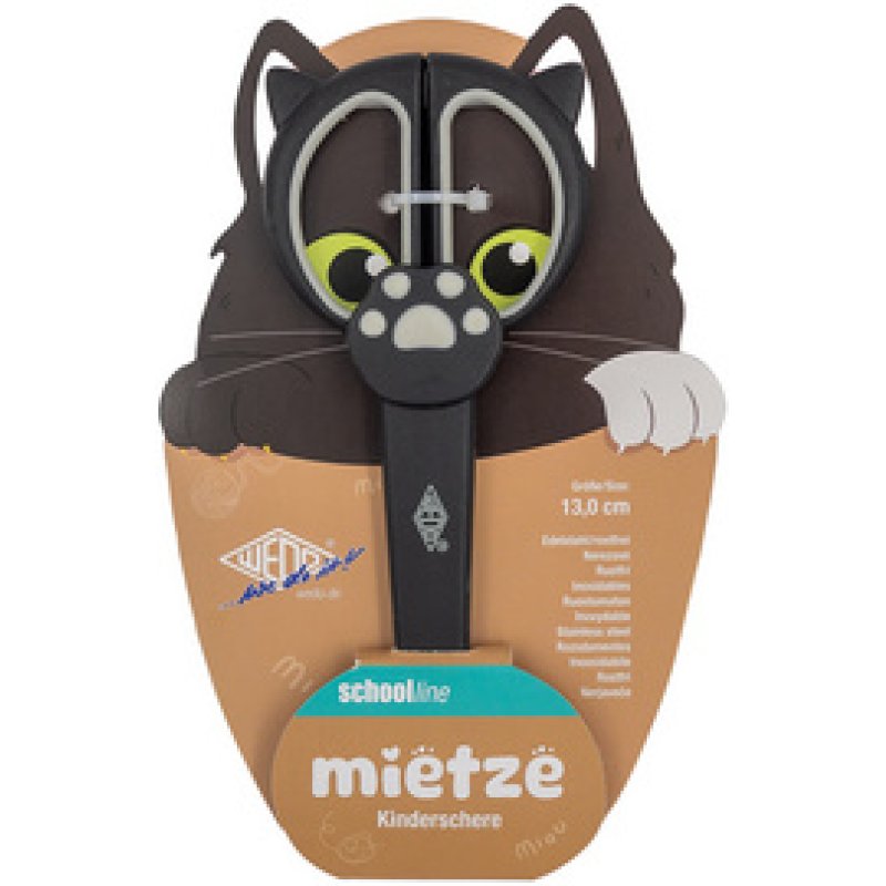 WEDO Ciseaux MAUSI, ronds, longueur: 130 mm, pour droitiers