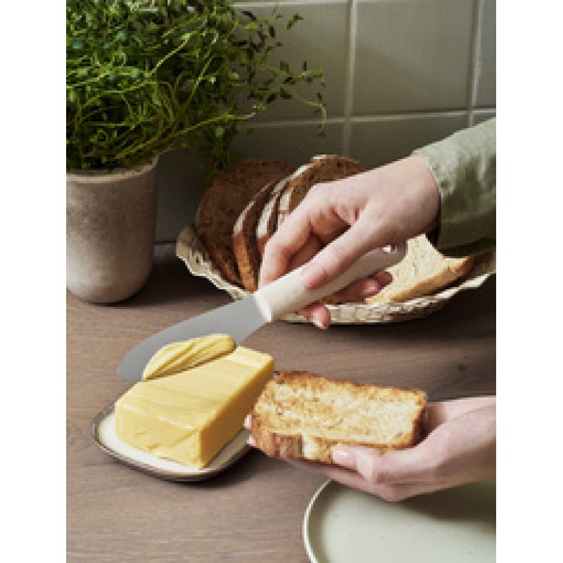 GastroMax Couteau à beurre BIO, longueur: 220 mm, inox/crème