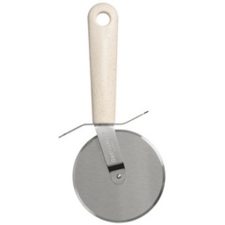 GastroMax Roulette à pizza BIO, longueur: 220 mm, inox/crème