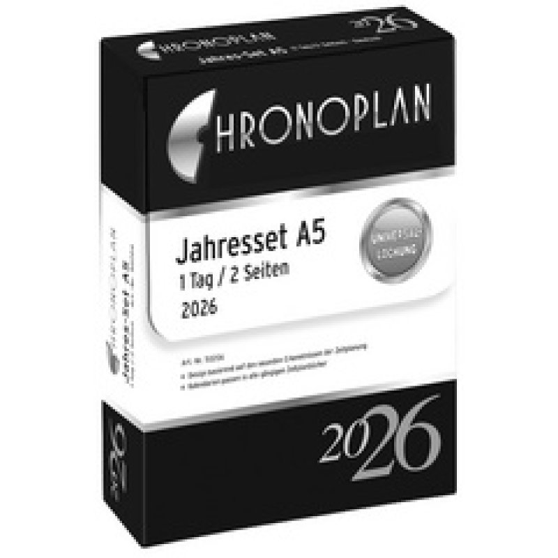 CHRONOPLAN Jahresset 2026, DIN A5